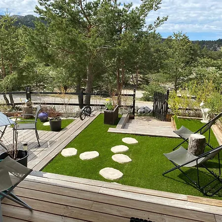 Location Studio Avec Jardin En Hameau II Greolieres Exterior foto